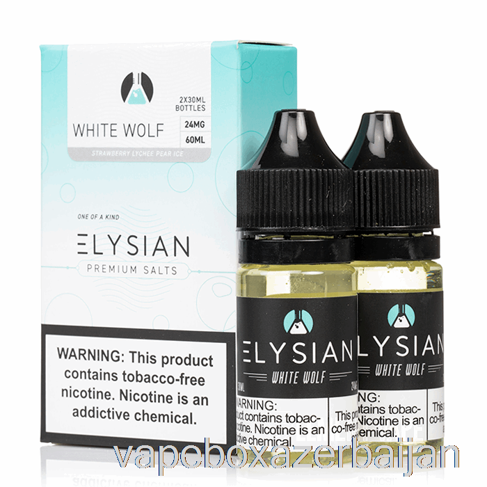 Vape Box Azerbaijan White Wolf - Elysian Salts - 60mL 12mg